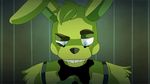  animated five_nights_at_freddy&#039;s five_nights_at_freddy&#039;s_4 glowing glowing_eyes lagomorph mammal plushie plushtrap_(fnaf) rabbit solo thehobbyhorse video_games 