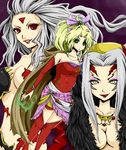  cloud_of_darkness dissidia_final_fantasy final_fantasy final_fantasy_iii final_fantasy_vi final_fantasy_viii kasetsu multiple_girls tina_branford ultimecia 