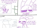  animatronic bonnie_(fnaf) comic english_text five_nights_at_freddy&#039;s human lagomorph machine mammal mike_schmidt rabbit robot text the_weaver video_games weaver_bonnie 