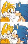  ! all_fours alpha_channel anthro big_eyes blush boop canine cute dialogue english_text feline fox fur half-closed_eyes hedgehog hi_res male mammal miles_prower nude open_mouth quills simple_background smile sonic_(series) spice5400 standing stare sweat text tongue transparent_background video_games 