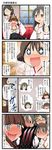  +_+ 1boy 4girls @_@ ahoge aruva bare_shoulders blush breasts brown_hair check_translation cleavage comic detached_sleeves double_bun embarrassed glasses hairband haruna_(kantai_collection) headgear hiei_(kantai_collection) highres japanese_clothes kantai_collection kirishima_(kantai_collection) kongou_(kantai_collection) long_hair medium_breasts multiple_girls nontraditional_miko open_mouth translated translation_request 