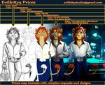  car clothing evilkitty3 jacket line_art lionmale price_chart sketch 