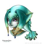  blue_lips blue_skin female lips nintendo princess_ruto purple_eyes solo the_legend_of_zelda twilightzant video_games zora 