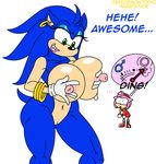  amy_rose anthro areola big_breasts breasts crossgender daredemon7000 duo english_text erect_nipples female habbodude hedgehog mammal nipples nude pussy sonic_(series) sonic_the_hedgehog text 