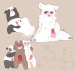  :3 anthro balls barefoot bear blush brother cartoon_network covering_eyes cute erection eyes_closed fellatio fur grizzly_(character) grizzly_bear ice_bear incest kissing knot looking_at_viewer looking_away looking_down lying male male/male mammal notaclopblog nude on_back oral panda panda_(character) pawpads paws penis penis_kissing polar_bear sex shy sibling sitting smile spread_legs spreading standing teeth we_bare_bears 
