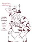  animated animatronic breasts clothed clothing creepy dialogue english_text fan_character feline female five_nights_at_freddy&#039;s klondike machine mammal robot solo tammy text tiger video_games 