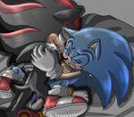 anal anal_penetration angelofhapiness bed blood blush chest_tuft clothing cum footwear forced_entry fur penetration red_eyes shadow_the_hedgehog sonic_(series) sonic_the_hedgehog tears tuft 