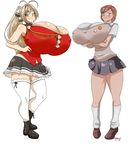  amagi_brilliant_park breasts curvy gigantic_breasts marrazan misaka_mikoto sento_isuzu to_aru_kagaku_no_railgun to_aru_majutsu_no_index 