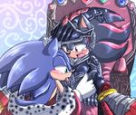  angelofhapiness armor blush cape clothing cum fellatio footwear gauntlets gloves green_eyes helmet male open_mouth oral red_eyes sex shadow_the_hedgehog sonic_(series) sonic_the_hedgehog sweat tears throne visor 