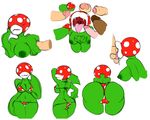  anthro big_butt bikini blush breasts butt cleavage clothed clothing datbritishmexican eyeless faceless_male female flora_fauna licking lips male mario_bros nintendo nipples nude open_mouth oral penis piranha_plant plant presenting saliva smile swimsuit tongue tongue_out video_games 