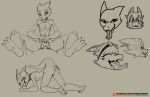  2018 anthro blush butt claws digital_media_(artwork) dripping female grey_background horn kobold looking_at_viewer nude open_mouth penis pussy reptile ryder_sechrest scales scalie sex simple_background sketch smile spread_legs spreading tongue 