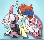  anus balls cock_vore eeveelution female hyper insertion keldeo male male/female nintendo nipples penetration penis pok&eacute;mon precum pussy smudge_proof sylveon urethral urethral_insertion urethral_penetration video_games vore 