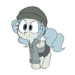  clothed clothing equine fan_character female feral hair hat mammal mcsweezy my_little_pony pegasus simple_background smile solo white_background wings young 