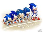  clothing derp epictones gloves group hedgehog male mammal medallion scarf sonic_(series) sonic_boom sonic_the_hedgehog sonic_underground square_crossover standing style_parody 