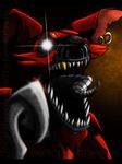  animatronic canine five_nights_at_freddy&#039;s five_nights_at_freddy&#039;s_4 fox foxyrtheorangekitty_(artist) glowing glowing_eyes hook machine male mammal nightmare_foxy_(fnaf) robot tongue video_games 