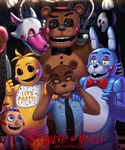  animatronic atlas-white balloon_boy_(fnaf) five_nights_at_freddy&#039;s five_nights_at_freddy&#039;s_2 glowing glowing_eyes human jeremy_fitzgerald machine mammal mangle_(fnaf) marionette_(fnaf) robot toy_bonnie_(fnaf) toy_chica_(fnaf) toy_freddy_(fnaf) video_games 