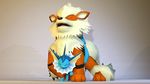  2015 3d animated arcanine canine cgi digital_media_(artwork) duo eeveelution female feral fruitymilk interspecies male male/female mammal nintendo open_mouth pok&eacute;mon sex source_filmmaker vaporeon video_games 