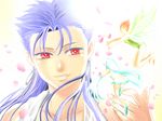 blue_hair fairy fate/stay_night fate_(series) lancer long_hair male_focus maruo_(0maru) pixie red_eyes solo younger 