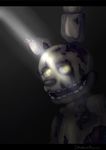  animatronic five_nights_at_freddy&#039;s five_nights_at_freddy&#039;s_3 glowing glowing_eyes lagomorph machine mammal purple_man_(fnaf) rabbit robot shadowbonnie2001_(artist) springtrap_(fnaf) video_games 