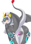  1girl 2015 amber_eyes anthro anus artist_request blush breasts butt dragon female fire furry insertion long_hair nipples open_mouth penetration pussy sex_toy simple_background solo uncensored vaginal vaginal_insertion vaginal_penetration vibrator white_hair wings wolflong 