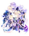  2girls armor blonde_hair brother_and_sister brothers camilla_(fire_emblem_if) closed_eyes dress elise_(fire_emblem_if) fire_emblem fire_emblem_if gloves hair_ribbon hairband kuzumosu leon_(fire_emblem_if) long_hair marks_(fire_emblem_if) multiple_boys multiple_girls purple_eyes purple_hair ribbon siblings sisters twintails 