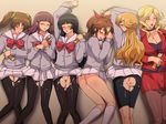  aftersex bike_shorts creampie cum cum_in_pussy gradient gradient_background gureko_rouman jewelpet_(series) jewelpet_sunshine jill_conia multiple_girls pantyhose sleeping teacher torn_bike_shorts torn_bikeshorts torn_clothes torn_pantyhose 