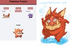  gengar hybrid kingler nintendo pok&eacute;mon pokemon_fusion puffycaveman underbite video_games 