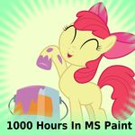  2015 apple_bloom_(mlp) cute earth_pony english_text equine eyes_closed female feral friendship_is_magic hair horse humor joeyh3 mammal meme my_little_pony pony reaction_image red_hair smile text the_truth young 