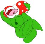  big_breasts breasts datbritishmexican eyeless female female/female flora_fauna french_kissing kissing mario_bros nintendo nude piranha_plant plant sharp_teeth teeth tongue tongue_out video_games 