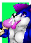  2015 canine coco cum cum_in_mouth cum_inside dog erection hair licking male male/male mammal proxythehusky purple_hair sex teenager tongue tongue_out young 