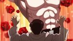  1boy 1girl abs alex_louis_armstrong animated animated_gif flower fullmetal_alchemist manly maria_ross muscle shirtless tears 