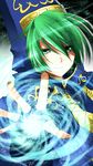  cape fire_emblem fire_emblem:_monshou_no_nazo gloves green_eyes green_hair kira_ura male_focus marich solo 