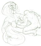  2015 alien big_breasts breasts butt cum custard_apples duo female human larger_female male mammal naga nude penetration reptile scalie sex size_difference smaller_male snake video_games viper_(x-com) x-com 