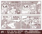  4koma admiral_(kantai_collection) airfield_hime burning_love_(phrase) comic defense_of_the_ancients dota_2 edwin_(cyberdark_impacts) english gameplay_mechanics gauge haruna_(kantai_collection) hat highres i-class_destroyer kantai_collection kongou_(kantai_collection) left-to-right_manga meme multiple_girls parody sharp_teeth sunglasses teeth tidehunter torn_clothes yuudachi_(kantai_collection) 