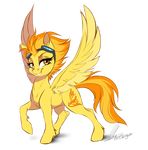  2015 alpha_channel dennybutt equine female feral friendship_is_magic mammal my_little_pony pegasus solo spitfire_(mlp) wings wonderbolts_(mlp) 
