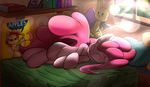  2015 applejack_(mlp) crossover cute earth_pony equine female feral five_nights_at_freddy&#039;s freddy_(fnaf) friendship_is_magic horse madacon mammal my_little_pony pinkie_pie_(mlp) pony poster sleeping video_games 