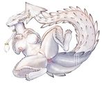  anthro anus avoid_posting big_breasts breasts claws dragon female hair horn invalid_tag looking_at_viewer nipples nude presenting pussy scalie solo taihab voluptuous watermark xinith 