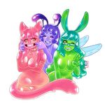  animal_humanoid cat_humanoid feline goo group humanoid kittycatkissy lagomorph mammal monster monster_girl peace_sign_(disambiguation) rabbit_humanoid 