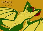  anthro breasts color digital_media_(artwork) draco_reptilian dragon eloah elohim female inannaeloah invalid_tag manasgael nipples nude pubes scalie solo western_dragon 
