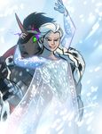  anthro bgn cape clothing equine female friendship_is_magic frozen horn king_sombra_(mlp) male male/female mammal my_little_pony queen_elsa unicorn 