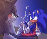  2015 angelofhapiness blush cum cumshot erection foot_fetish footjob hedgehog male male/male mammal nude orgasm penis selfcest sonic_(series) sonic_the_hedgehog square_crossover video_games werehog 