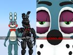  animatronic anthro bow claws close-up dialogue english_text five_nights_at_freddy&#039;s five_nights_at_freddy&#039;s_2 five_nights_at_freddy&#039;s_4 girly lagomorph long_ears machine male mammal nightmare_bonnie_(fnaf) nude open_mouth rabbit robot rosy_cheeks sharp_claws sharp_teeth smile squint standing teeth text toy_bonnie_(fnaf) unknown_artist video_games 