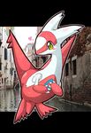  &lt;3 ambiguous_gender blush feral latias legendary_pok&eacute;mon nintendo otama photo pok&eacute;mon solo video_games wings yellow_eyes 