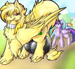  2015 balls big_balls blue_fur cutie_mark dickgirl equine fan_character fangs female feral friendship_is_magic fur group hair half-closed_eyes hi_res horn huge_balls hyper hyper_balls intersex mammal mitternacht multicolored_hair my_little_pony open_mouth outside pegasus purple_hair rainbow_dash_(mlp) rainbow_hair twilight_sparkle_(mlp) winged_unicorn wings xilrayne 