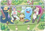  2012 aircraft aishaaudebarn arbok balloon basket cacnea chimecho delibird dustox ekans fangs female forest guitar hot_air_balloon human james_(team_rocket) jessie_(team_rocket) koffing male mammal musical_instrument nintendo path pok&eacute;mon sandbags seviper smile team_rocket tree video_games weezing wobbuffet 