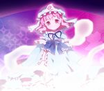  bad_id bad_pixiv_id chaba_(hortensia) hat pink_eyes pink_hair saigyouji_yuyuko short_hair solo touhou 