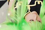 beauty c.c. cc cc_(cosplay) chinese code_geass cosplay green_hair lowres photo real 