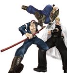  billy_kane blue_mary girl king_of_fighters kof male male_focus snk yamazaki_ryuji yamazaki_ryuuji 