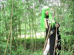  airbrushed c.c. cc chinese code_geass cosplay girl green_hair photo real 
