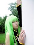  beauty c.c. cc cc_(cosplay) chinese code_geass cosplay green_hair photo real 
